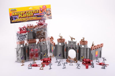 Johntoy Knights spielen mit Castle Set