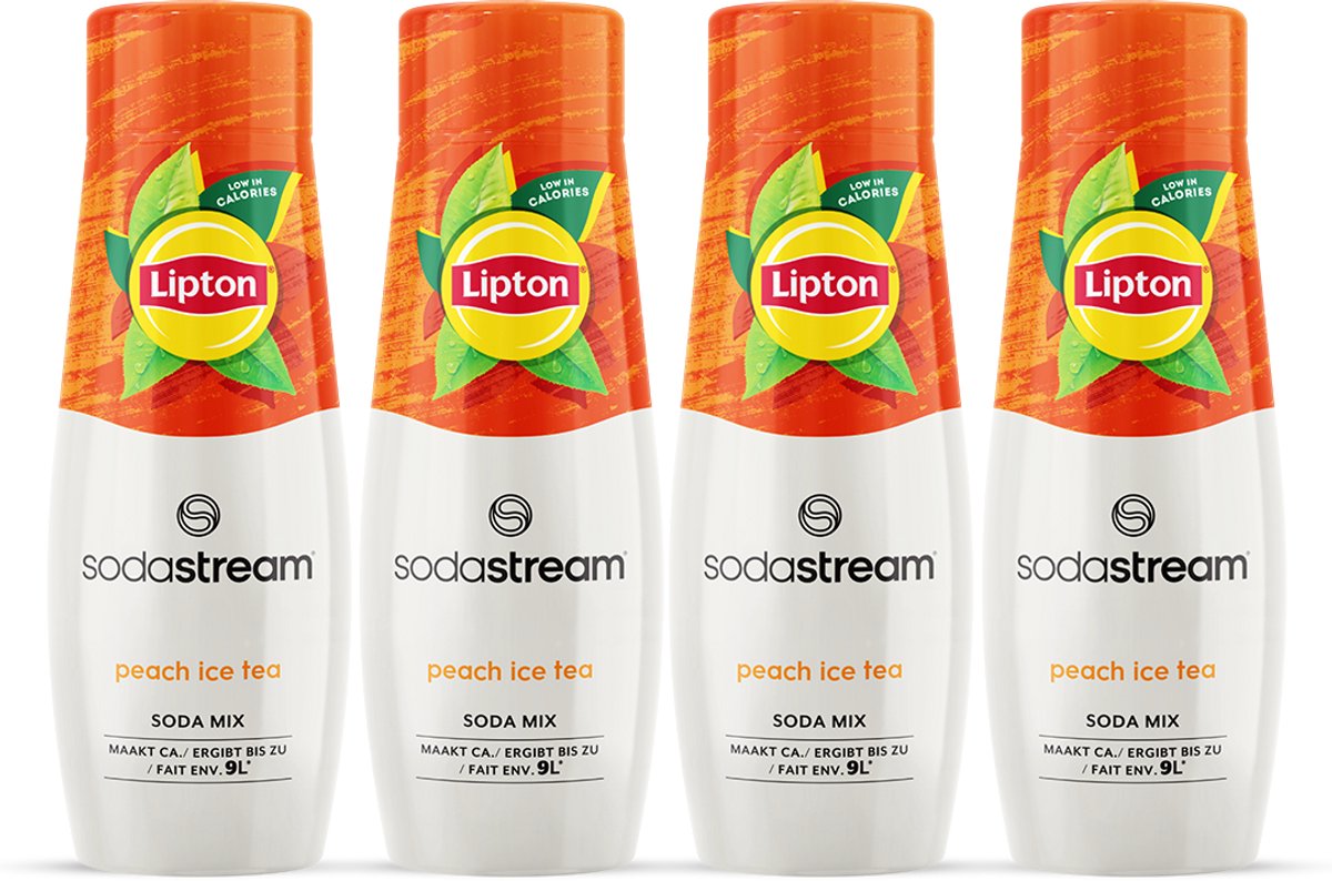 Sodastream Lipton Eistee-Pfirsichsirup – 4er-Pack