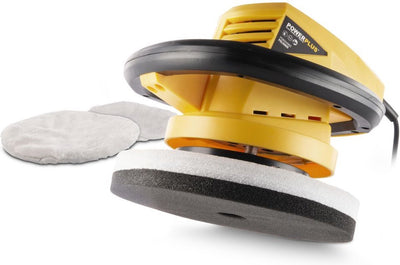Powerplus elektrische Winkelpoliermaschine powx04960 – 120 W – 240 mm – Elektrowerkzeug, Autozubehör, mit 2 Zubehörteilen.