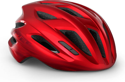 Mit Idolo Fahrradhelm Herren Damen – Rennradhelm Erwachsene – Größe M L (52–59 cm) – Rot Allic glänzend