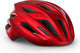 Mit Idolo Fahrradhelm Herren Damen – Rennradhelm Erwachsene – Größe M L (52–59 cm) – Rot Allic glänzend