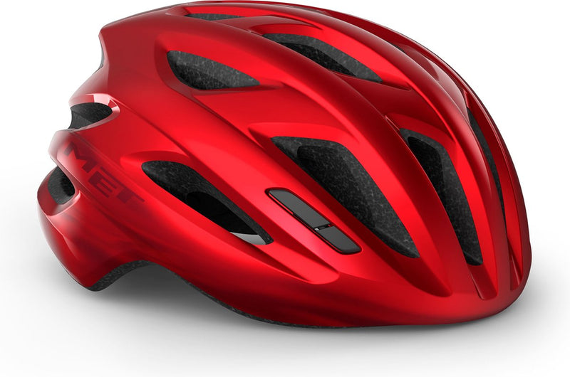 Mit Idolo Fahrradhelm Herren Damen – Rennradhelm Erwachsene – Größe M L (52–59 cm) – Rot Allic glänzend