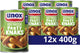 Unox Frankfurter Würstchen - Vegetarische Party-Snacks - 12 x 400 g - Vorteilspack