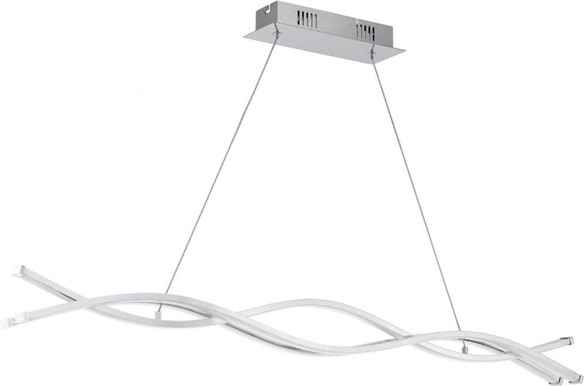Eglo Lasana 2 - Hängelampe - 3 Lichter - Chrom - Weiß