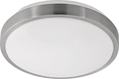 Eglo competa 1 - Wand-Deckenleuchte - 1-flammig - Weiß, Nickel matt