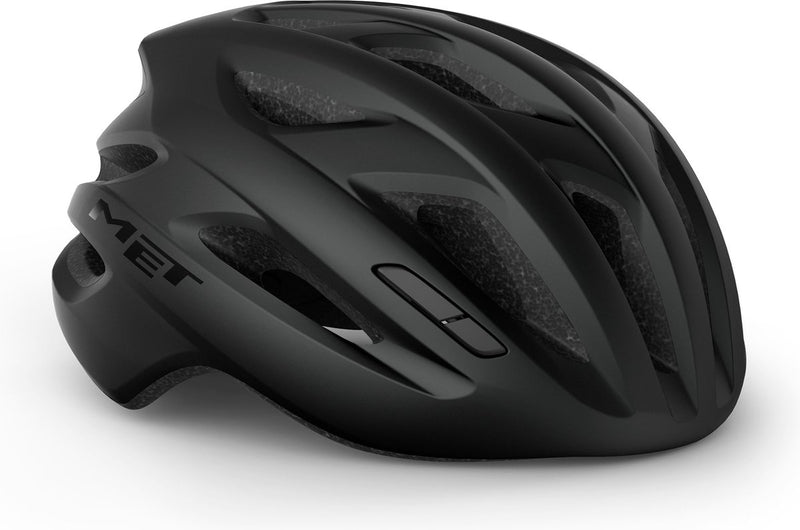 Mit Idolo Fahrradhelm Herren Damen – Rennradhelm Erwachsene – Größe M L (52–59 cm) – Schwarz matt