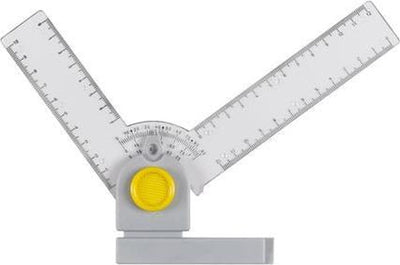 Aristo Zeichenhaken – Länge 10 cm 12 cm – mit verstellbarem Winkelmesser – mit Tintendüsen – AR-7092