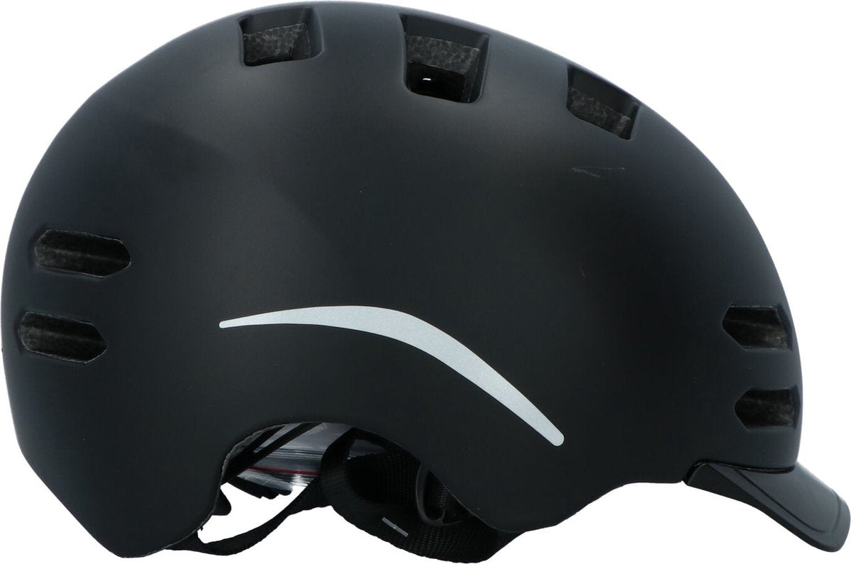 Dresco Fahrradhelm Urban Pedelec – mittel – 55–58 cm – schwarz