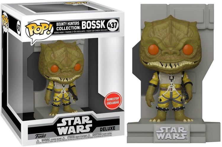 Funko-Pop! Deluxe: Star Wars Bounty Hunters-Kollektion – Bossk – exklusiv bei uns