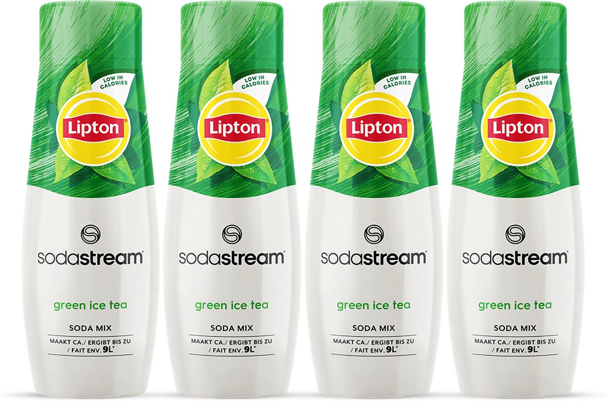 Sodastream Lipton Eistee grüner Sirup – 4er-Pack