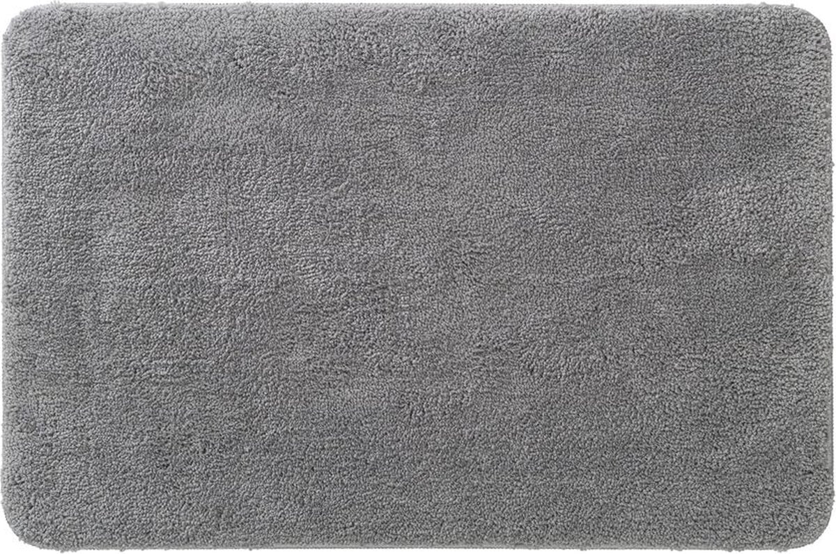 Sealskin Cosima – Badematte 60 x 90 cm – 100 % recyceltes Polyester – Grau