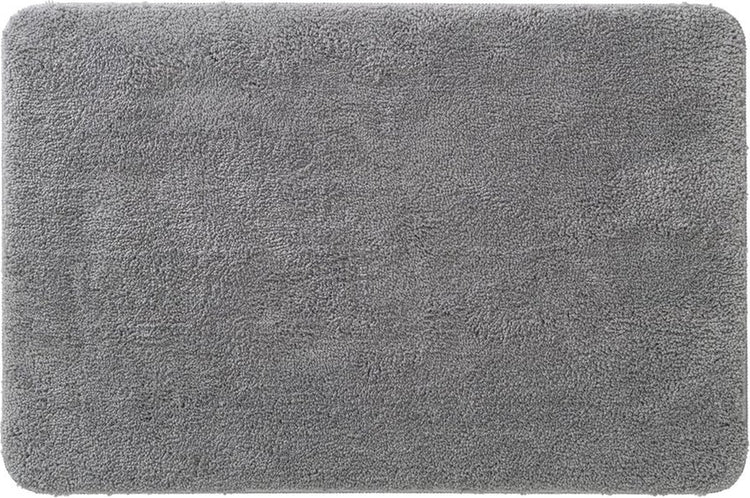 Sealskin Cosima – Badematte 60 x 90 cm – 100 % recyceltes Polyester – Grau