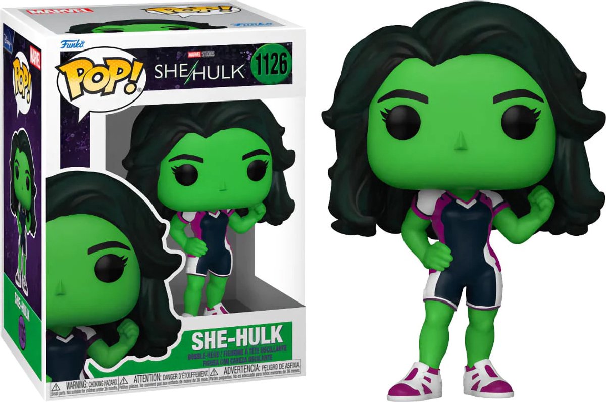 Funko Shehulk Sammelfigur Marvel Pop! She-Hulk 9 cm mehrfarbig