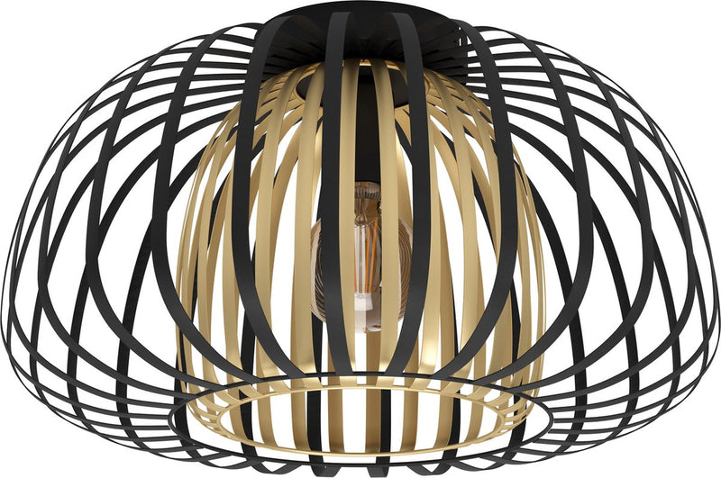 Eglo Encinitos Deckenleuchte – E27 – ø 45 cm – Schwarzgold