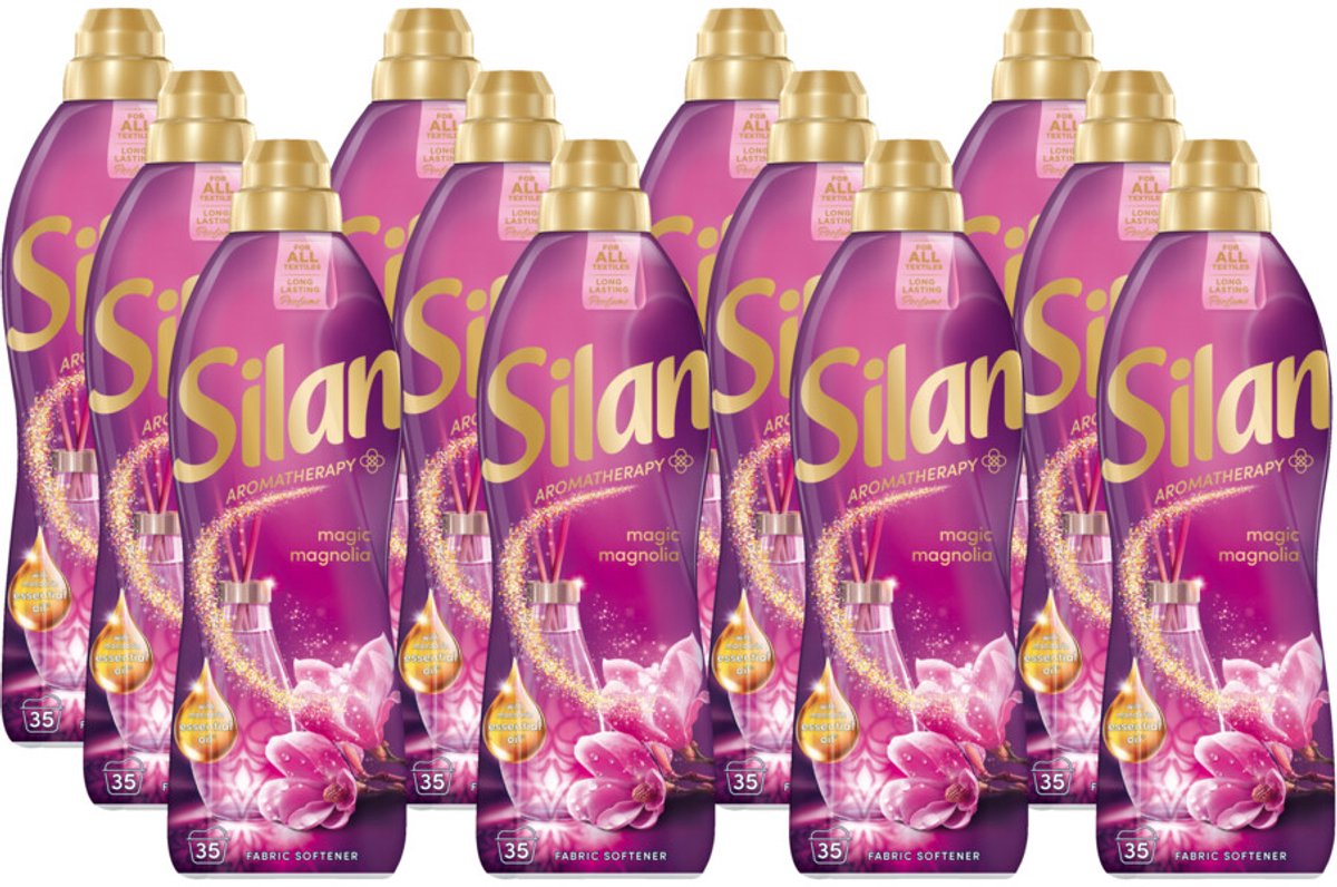 Silan-Weichspüler – Aromatherapie – Magic Magnoglia 770 ml – 12 x 35 Wäschen – Vorteilspack