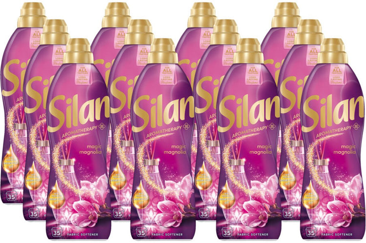Silan-Weichspüler – Aromatherapie – Magic Magnoglia 770 ml – 12 x 35 Wäschen – Vorteilspack