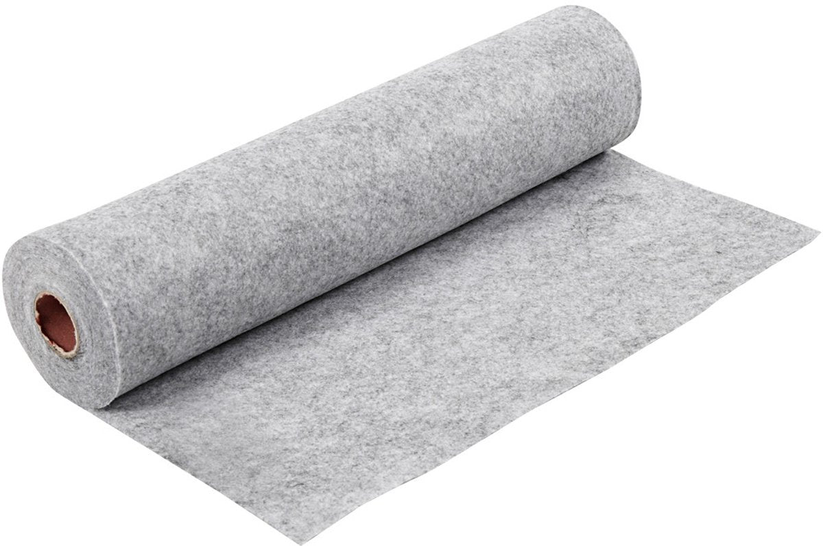 Creativ Company Hobbyfilz, B: 45 cm, Stärke 1,5-2 mm, meliert, 180-200 gr, grau, 5 m 1 Rolle
