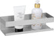 Wenko Turbo-Loc Wandregal Genova Edelstahl matt - Badewannenablage - Duschkorb - Duschablage - Montage ohne Bohren - selbstklebend