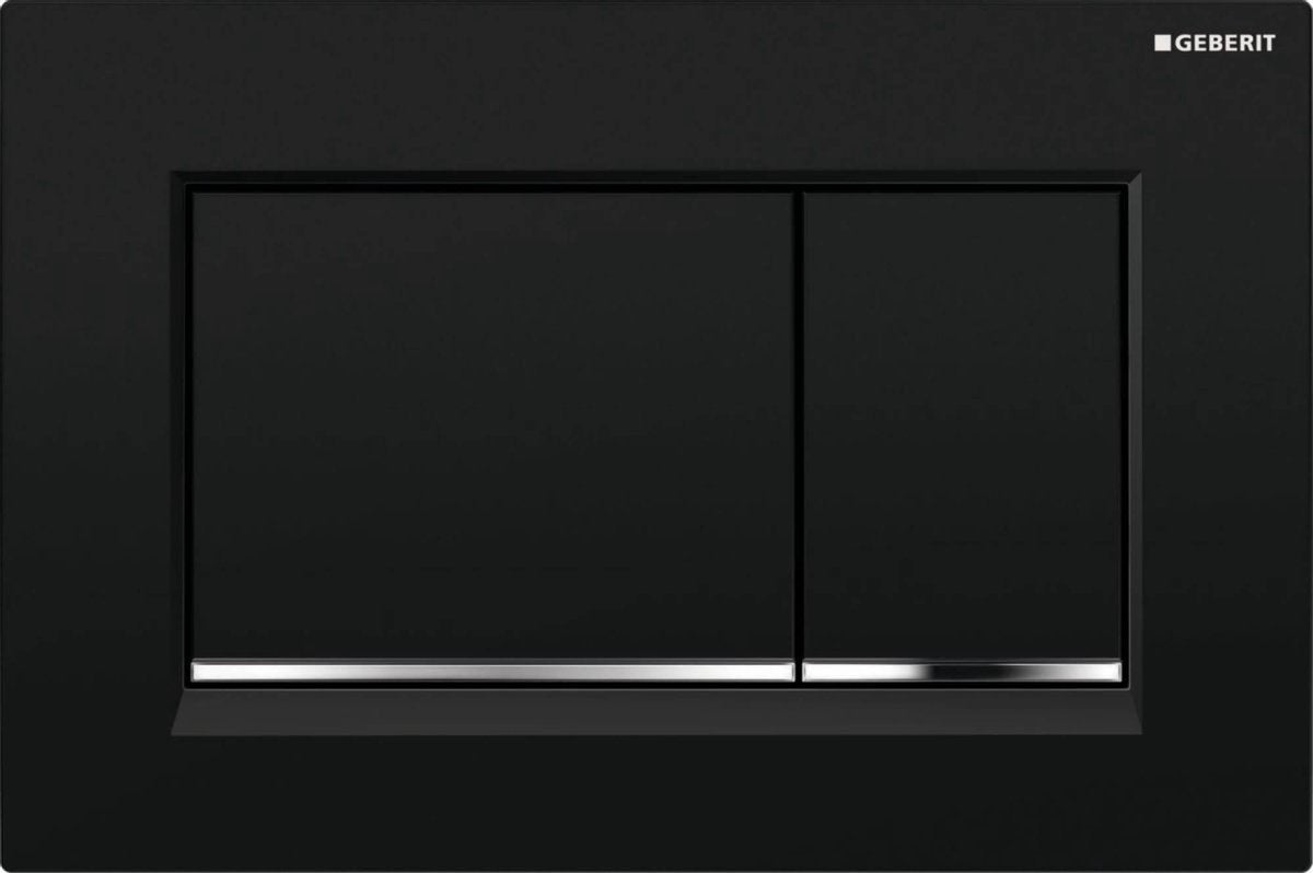 Geberit Sigma30 Bedienfeld, schwarz - 115883km1