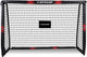Dunlop Fußballtor – Fußballtor 180 x 120 x 60 cm – großes Fußballtor – Outdoor-Spielzeug für Kinder und Erwachsene – schnelle Montage – Fußball-Trainingstor – Metall – Schwarz Rot