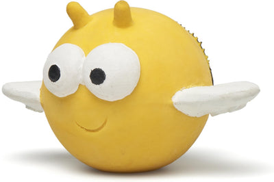 Lanco Toys Lancosensorisches Beißspielzeug aus Gummi – Bild der Biene – Gelb