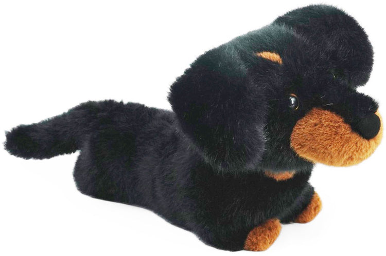 One Love Kuscheltier - Dackel Kürbis - 40cm - Schwarz und Weiß - 0 Jahre