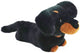 One Love Kuscheltier - Dackel Kürbis - 40cm - Schwarz und Weiß - 0 Jahre