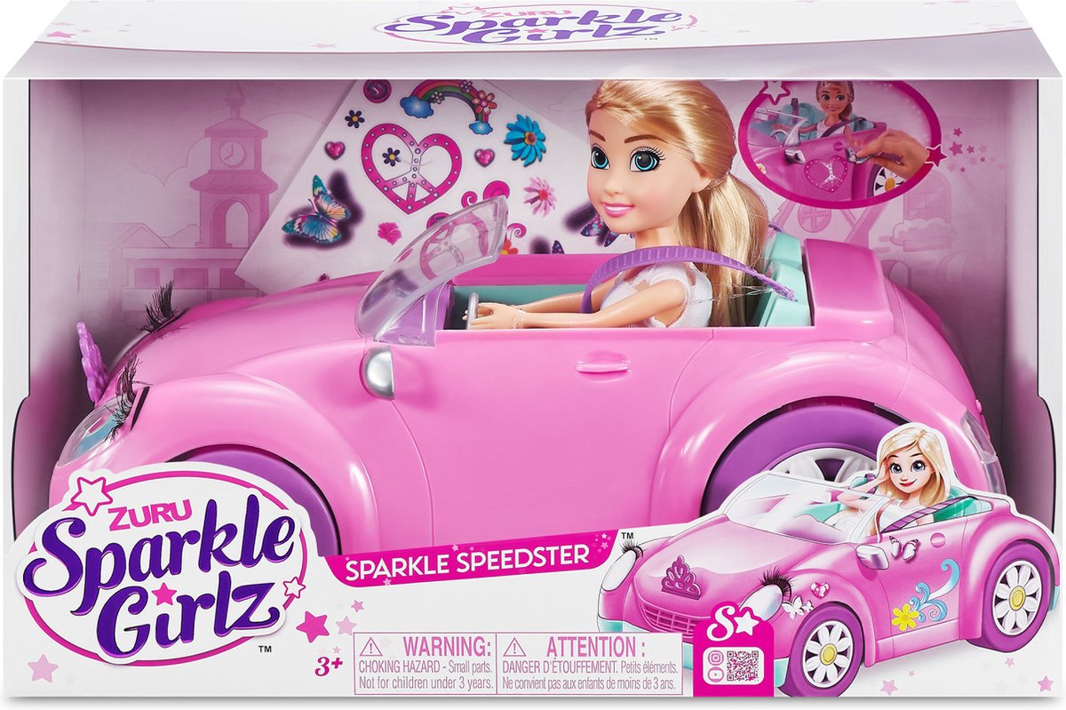 Sparkle Girlz Cabrio mit Zuru-Puppe