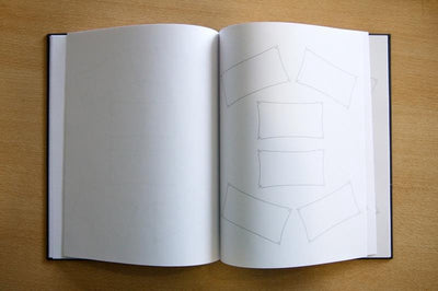 Kangaro-Empfangsalbum - 26x21cm - Einteilung - Schwarz -k-6620