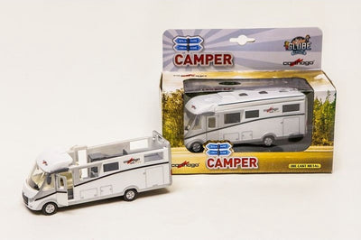 Kids Globe Die Cast Carthago Camper mit Licht, 16 cm
