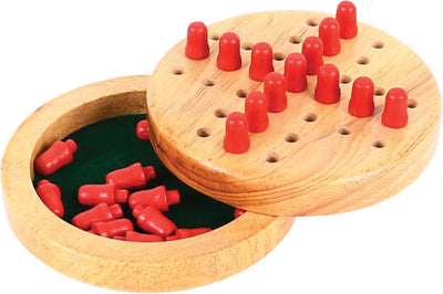 Bigjigs Mini Solitaire Holzspiel