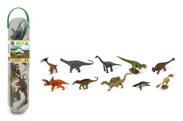 Collecta Figuren-Miniset – 10 Dinosaurier – Vorgeschichte – handbemalt – Miniatur