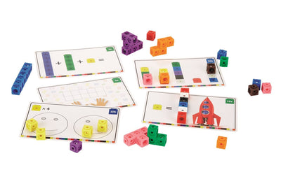 Lernressourcen Mathlink-Würfel – Mathe-Spielzeug für 3+ Jahre – 100 Stück