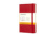 Klassisches Moleskine-Notizbuch – Tasche – Hardcover – liniert – rot