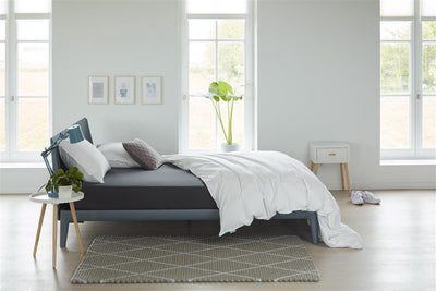 Bettwäschehouse – Jersey – Topper-Spannbettlaken – 200 x 220 cm – Anthrazit