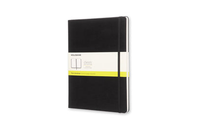 Klassisches Moleskine-Notizbuch – extra groß – Hardcover – leer – schwarz