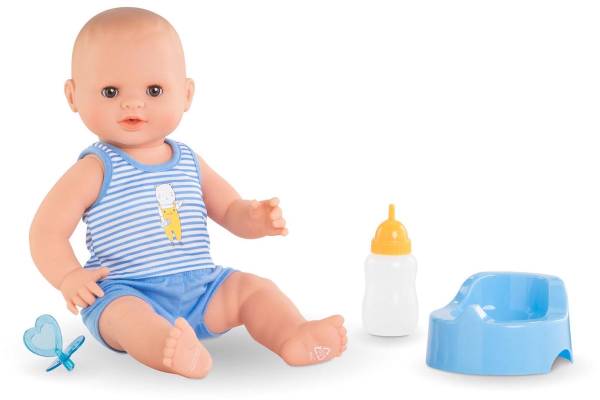 Corolle Mon Grand Poupon Trinken und Plaspop - Paul, 36 cm