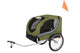 Flamingo Fahrradanhänger Tybalt – grün, 76 × 57 × 65,5 cm | Geeignet für Fahrrad E-Bike
