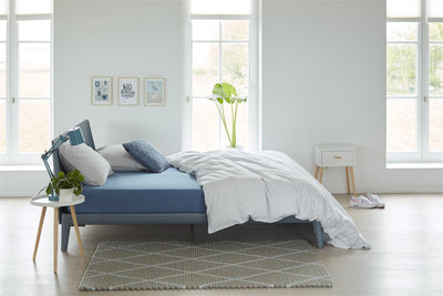 Bettwäschehouse Jersey – Topper-Spannbettlaken – 90 x 200 220 – Blau