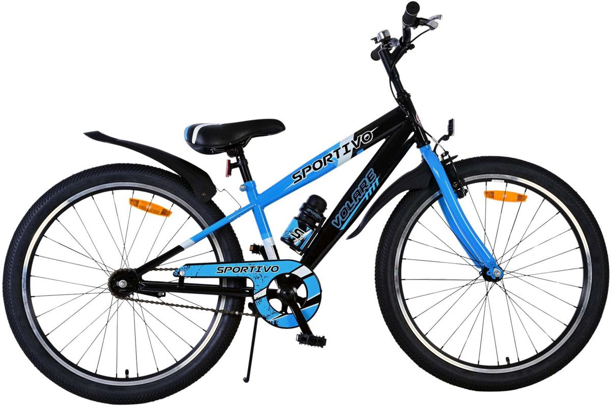 Volare Sportivo Kinderbike Jungen 24 Zoll schwarzblau