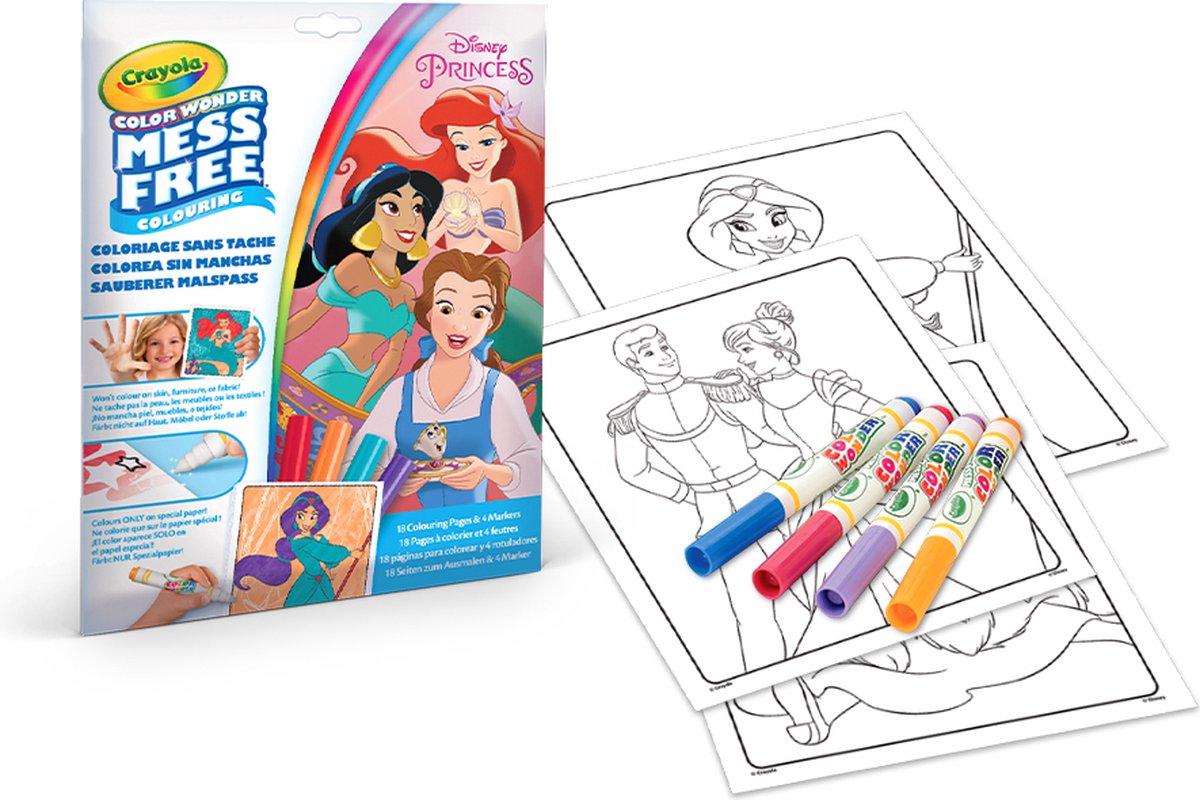 Crayola – Farbwunder – Hobbypaket – Disney Princess – Malbuch für Kinder