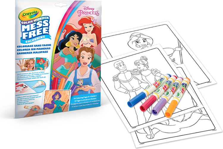 Crayola – Farbwunder – Hobbypaket – Disney Princess – Malbuch für Kinder