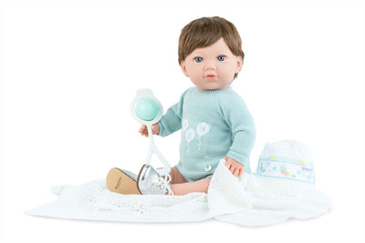 Marina Pau Marina – Pau Puppe Neugeborenes Teo 45 cm – Spielzeugpuppe mehrfarbig.