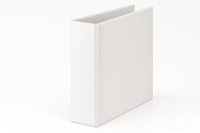 Esselte Essentials Panorama-Ringbinder A4 – 2-Ring – Rückenbreite 51 mm – 2 D-Ringe 30 mm – Weiß