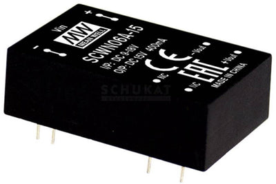 MW Mean Well SCWN06C-03 DC-DC-Wandlermodul 1,2 A 6 W Anzahl der Ausgänge: 1 x Inhalt 1 Stück(e)