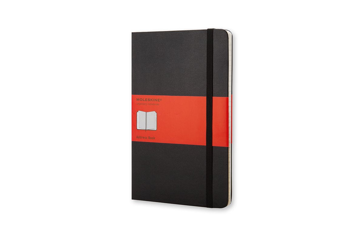 Moleskine-Adressbuch – Tasche – Hardcover – Schwarz