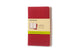 Moleskine Cahier-Tagebücher – Taschenformat – blanko – rot – 3er-Set