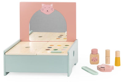 Trixie -Holz -Make -up -Tisch
