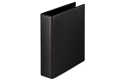 Esselte Essentials Panorama 4-Ring-A4-Ringbinder – Rückenbreite 25 mm – Schwarz