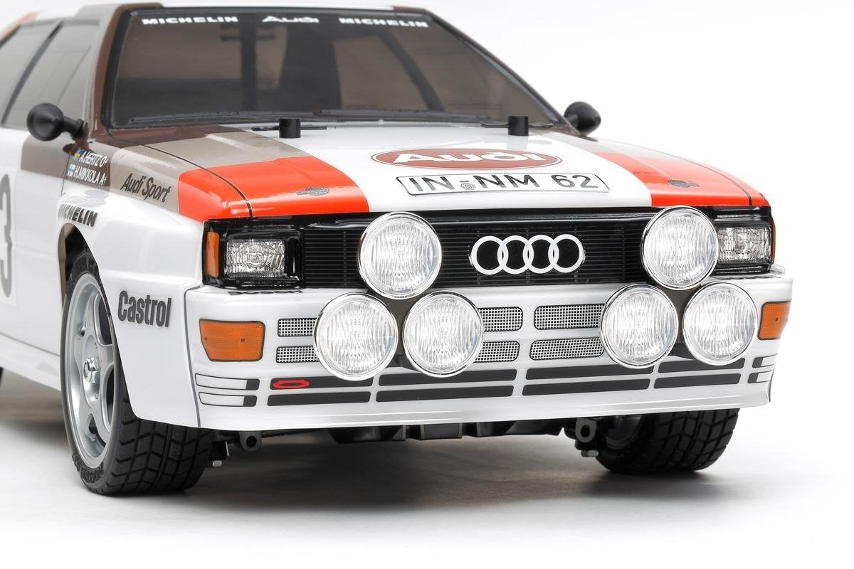 Tamiya - elektrischer Audi Quattro Rally A2 Bausatz - Maßstab 1:10